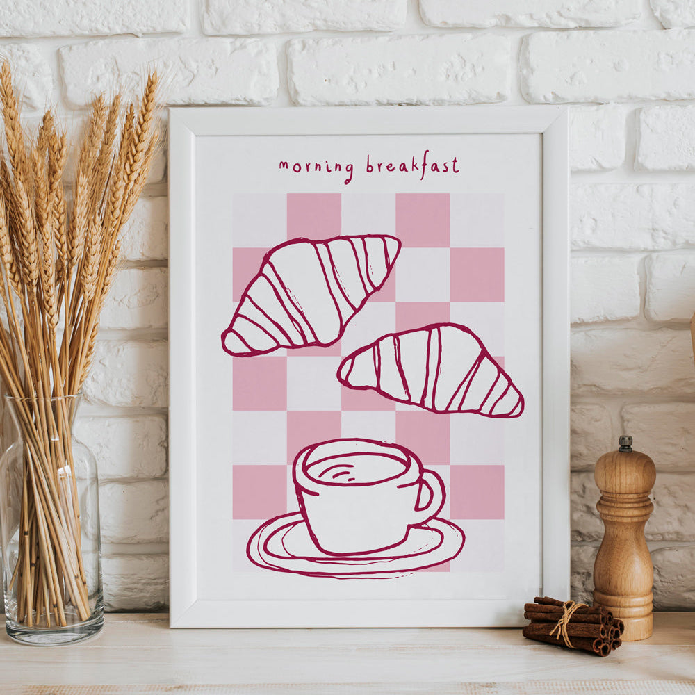 Pink French breakfast