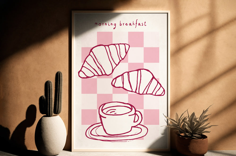 Pink French breakfast