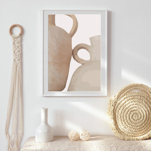 Jars, Vase Illustration Print