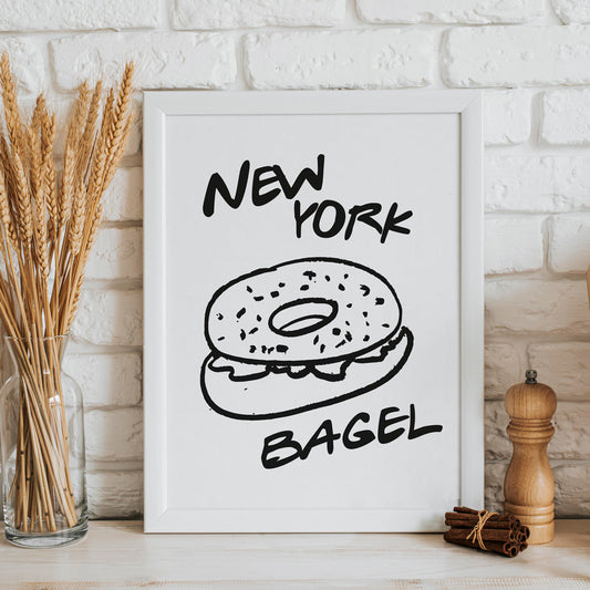 New York Bagel drawing