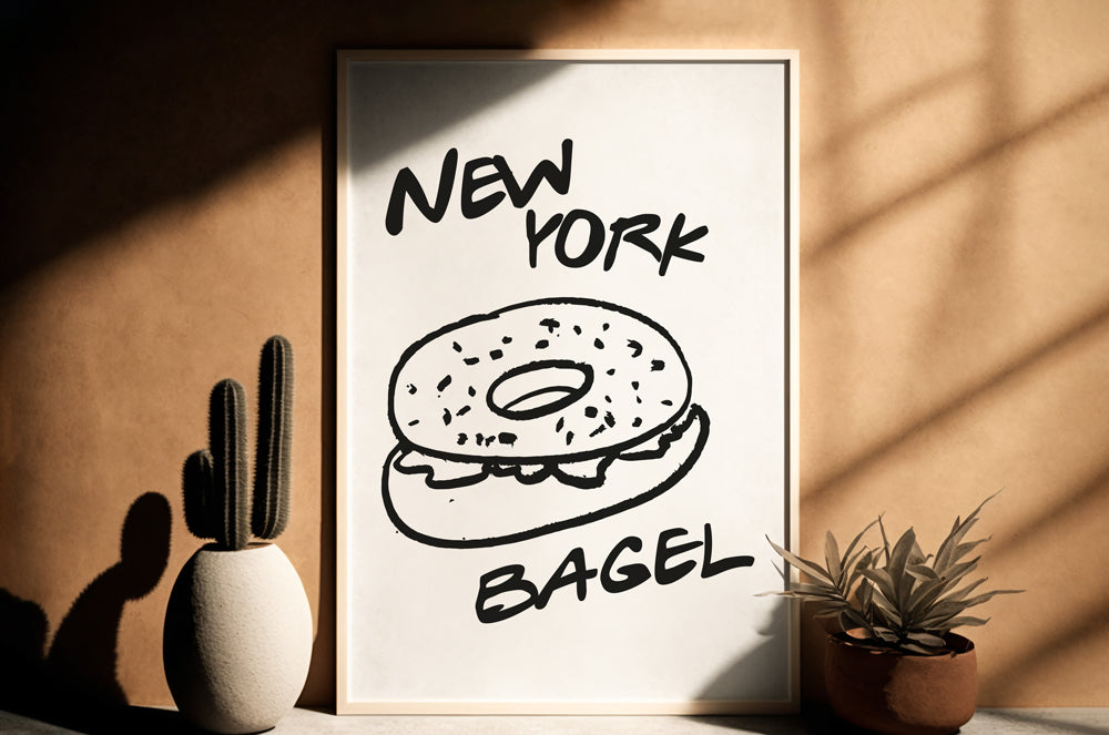 New York Bagel drawing