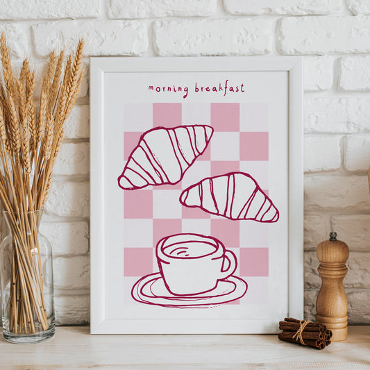 Pink French breakfast