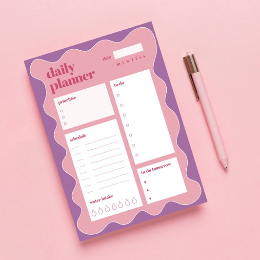 Daily planner notepad