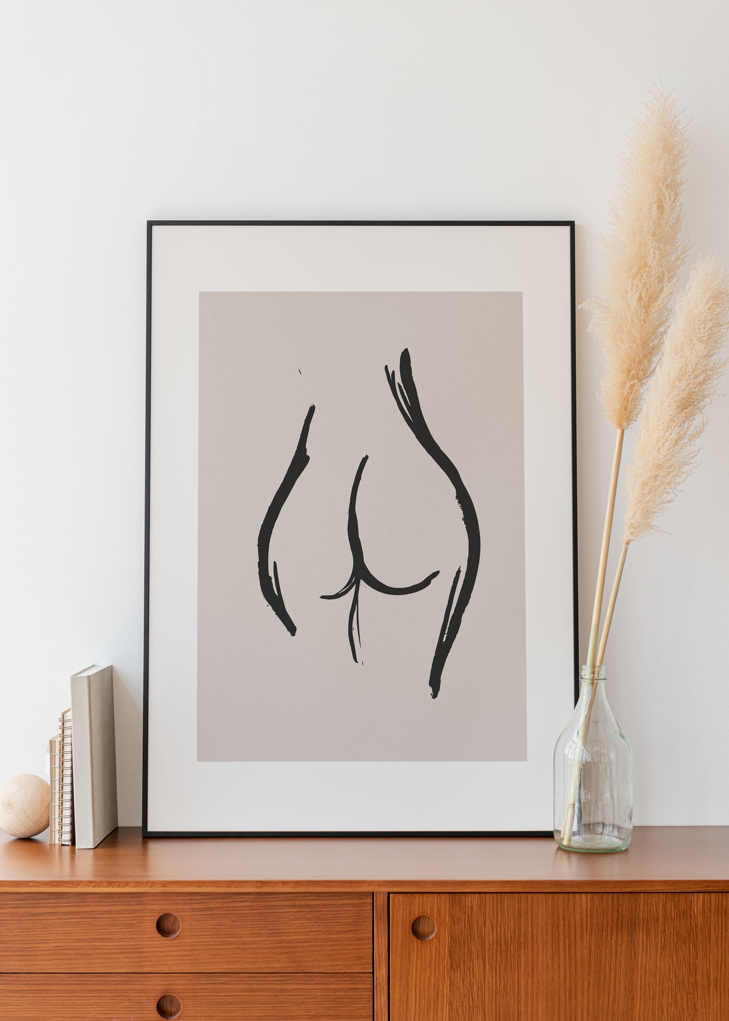 Line art body print